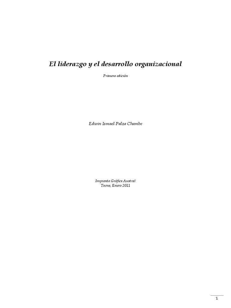 Libro Liderazgo | PDF | Liderazgo | Pequeñas Y Medianas Empresas