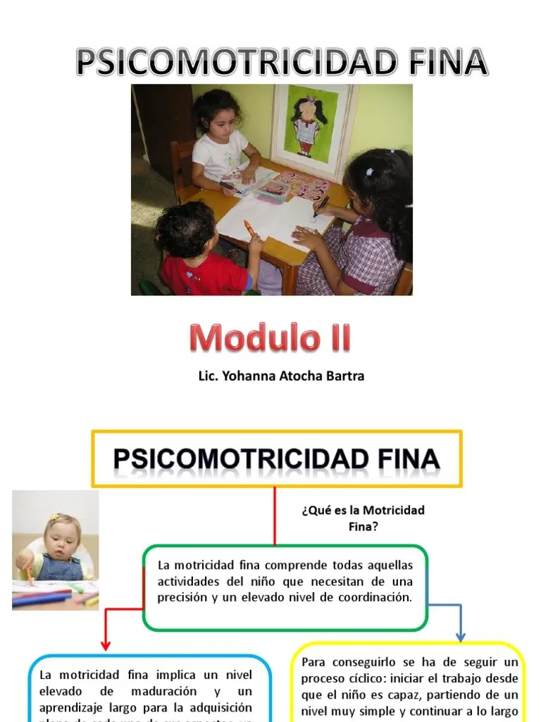 Motricidad Fina | PDF | Aprendizaje | Cognición