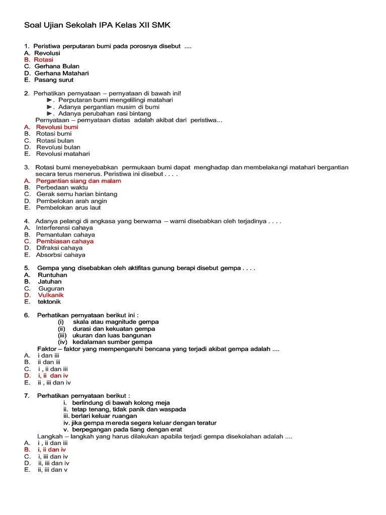 Soal biologi kelas 10 semester 2 kurikulum 2013 dan jawabannya administrasi ngajar from administrasingajar.blogspot.com Soal Ipa Kelas Xii Smk Tentang Ekosistem Masnurul