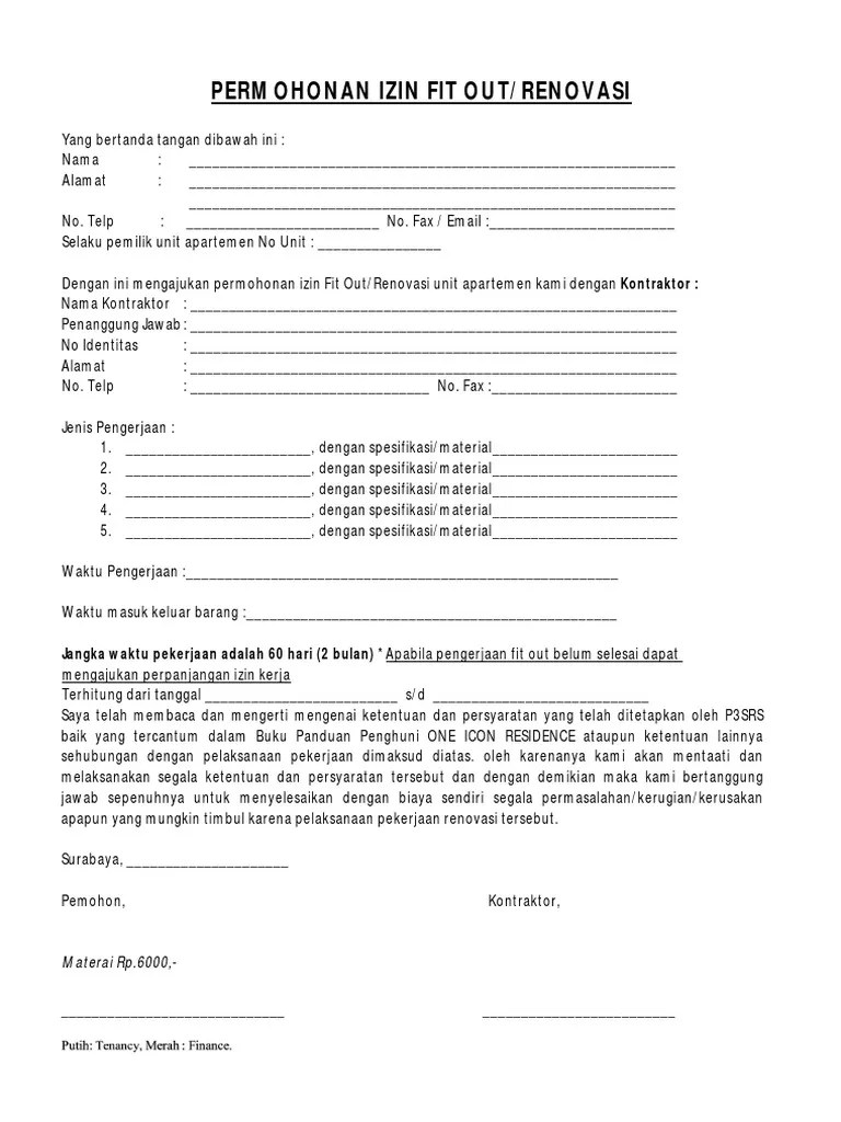 Surat Permohonan Izin Fo Pdf 