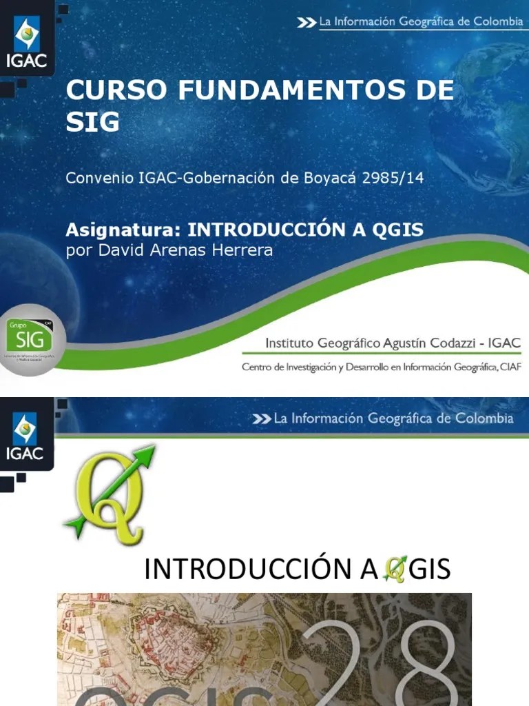 Introducción A Qgis V3 | PDF | Tecnologías De La Información | Áreas De Informática