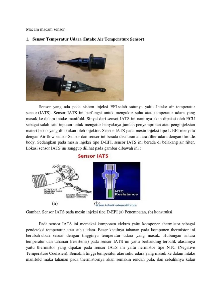 Macam Macam Sensor | PDF