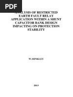 Restricted Earth Fault Relay Application Within Shunt