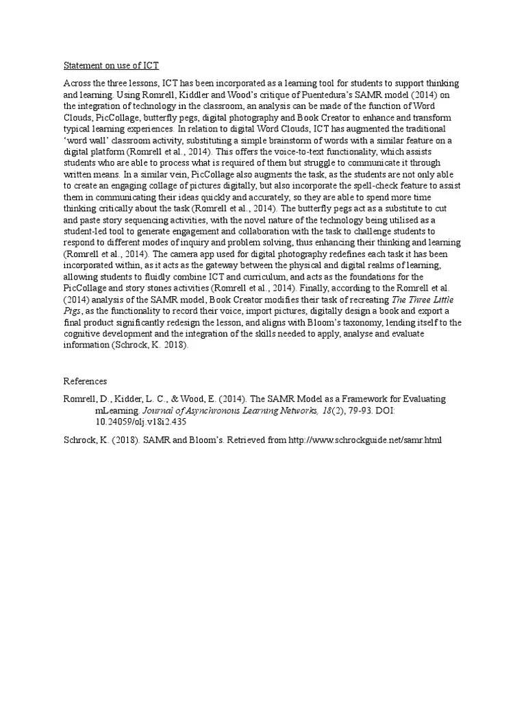 Use Of Ict | PDF | Educational Technology | Behavior Modification