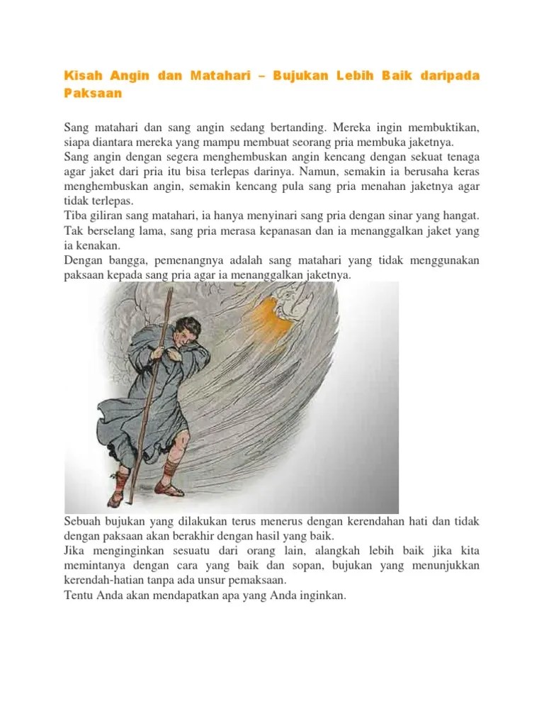 Kisah Angin Dan Matahari | PDF