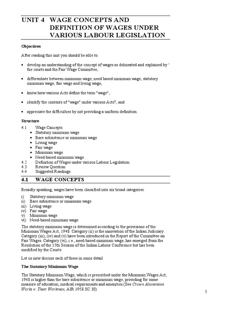 Wages PDF | PDF | Living Wage | Employment