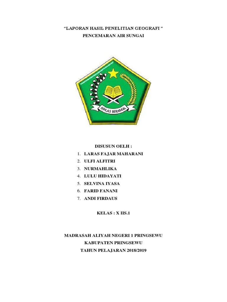 Laporan Hasil Penelitian Geografi Tentang Sampah Seputar Cute766