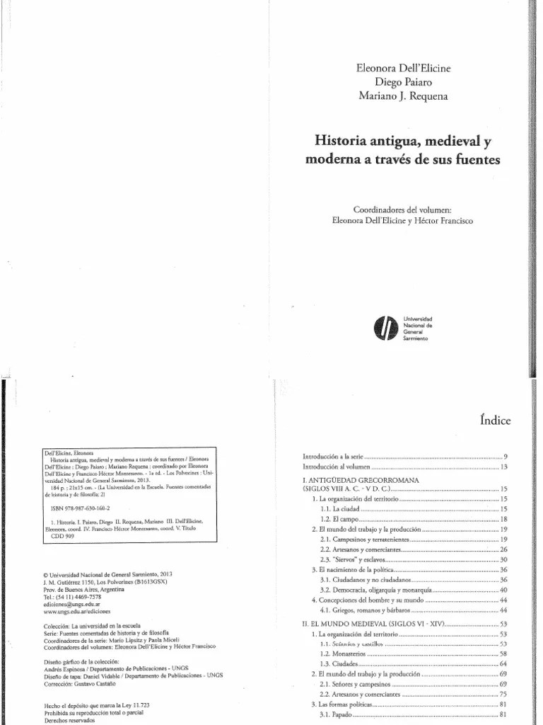 Historia Antigua, Medieval Y Moderna PDF | PDF