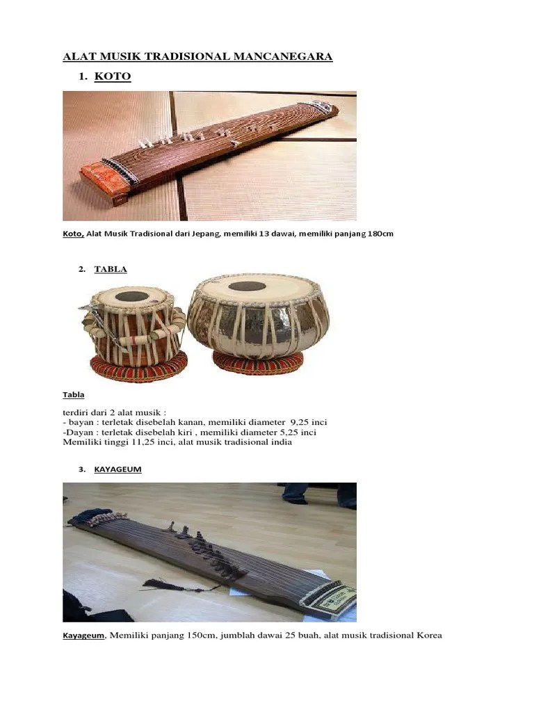 Alat musik arab tradisional musik arab · gambus (gitar arab) · qanun (kecapi arab) · nay (serunai arab) · rebana (tamborin arab) · buzuq (mandolin arab). Alat Musik Tradisional Mancanegara Pdf