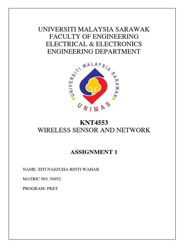 Assignment 1 | PDF | Wireless Sensor Network | Wireless Lan