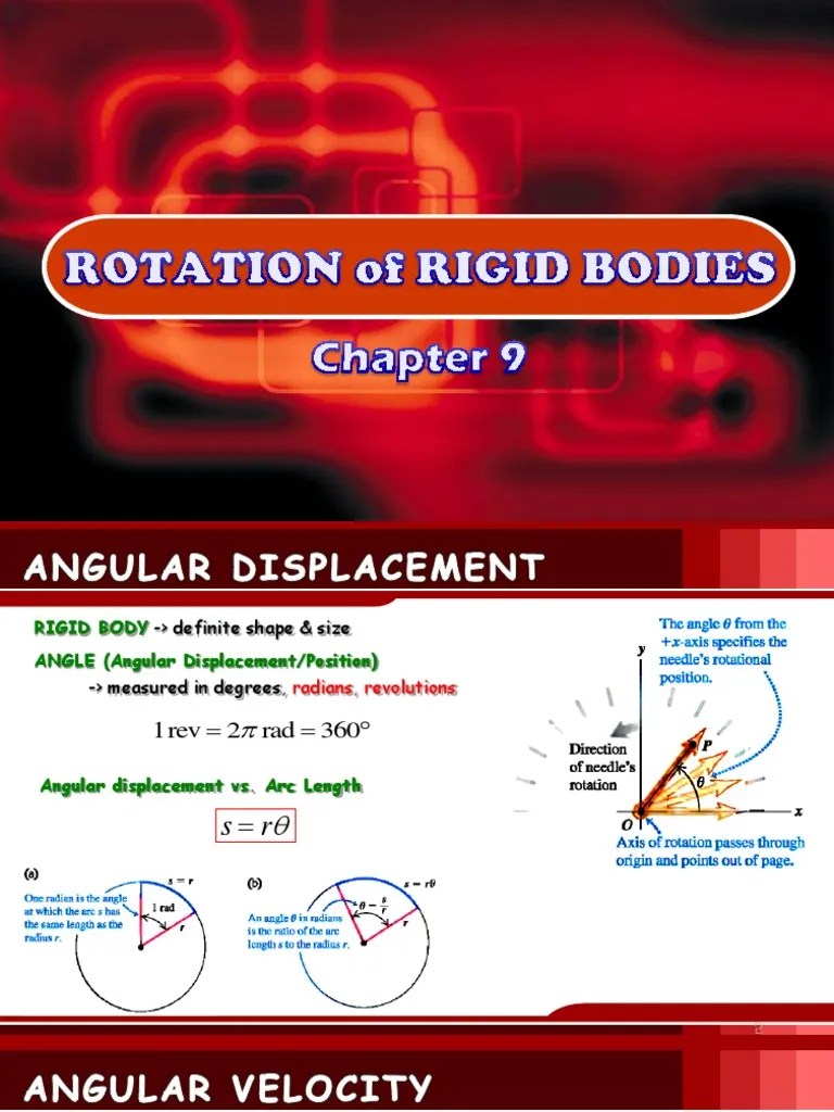 Phys10 Chap9 RotationOfRigidBodies | PDF | Rotation Around A Fixed Axis ...