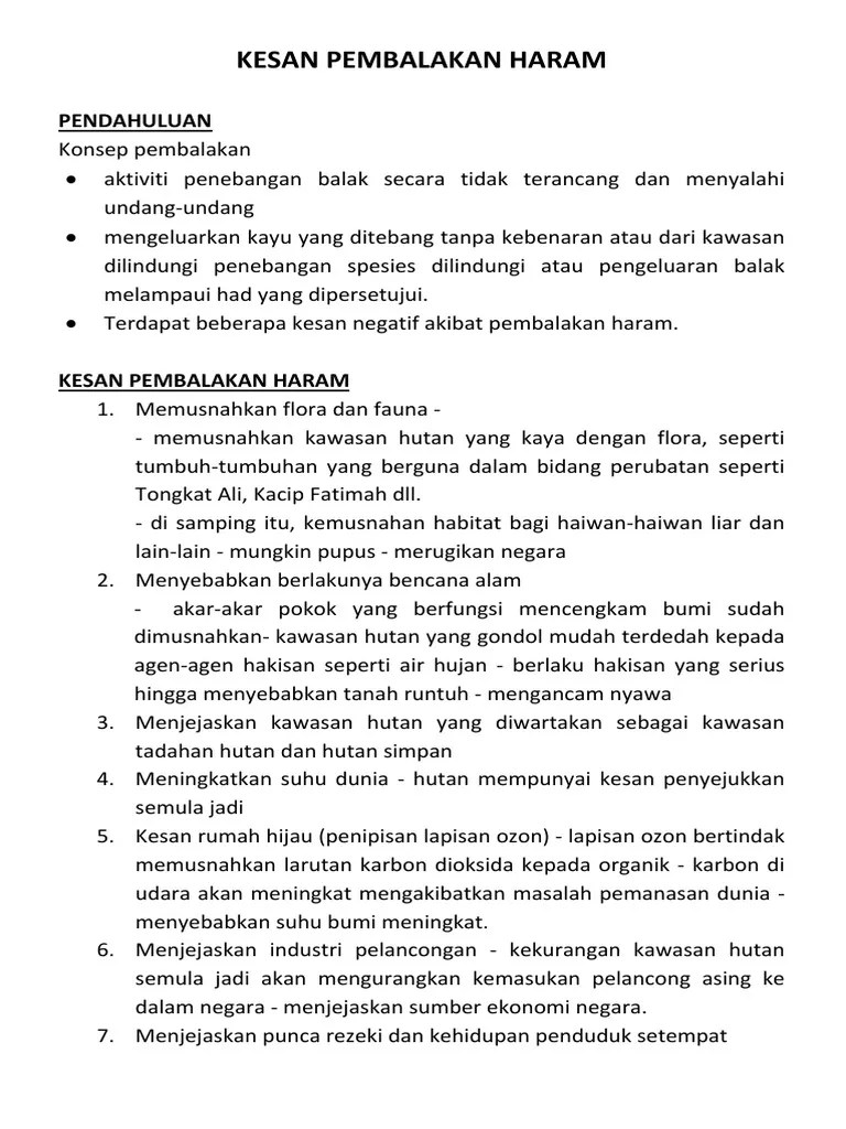 Pembalakan Karangan Cute766
