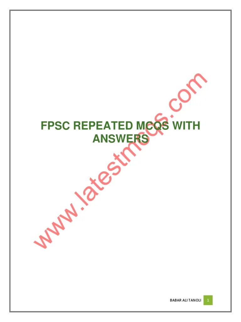 Nts Repeated Mcqs With Answers PDF | PDF | Muhammad Ali Jinnah | All India Muslim League