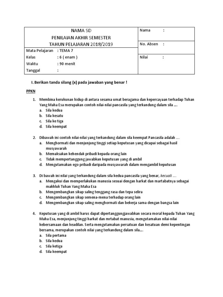 Sebutkan Nilai Nilai Yang Terkandung Dalam Pancasila Sila Keempat - Coba  Sebutkan