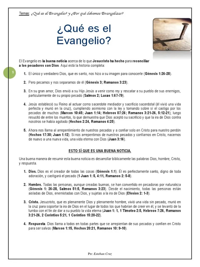 Taller De Evangelismo 2018 | PDF | Evangelización | Jesús