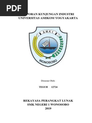 Contoh laporan kunjungan industri smk jurusan multimedia smk,. Laporan Kunjungan Industri Pdf