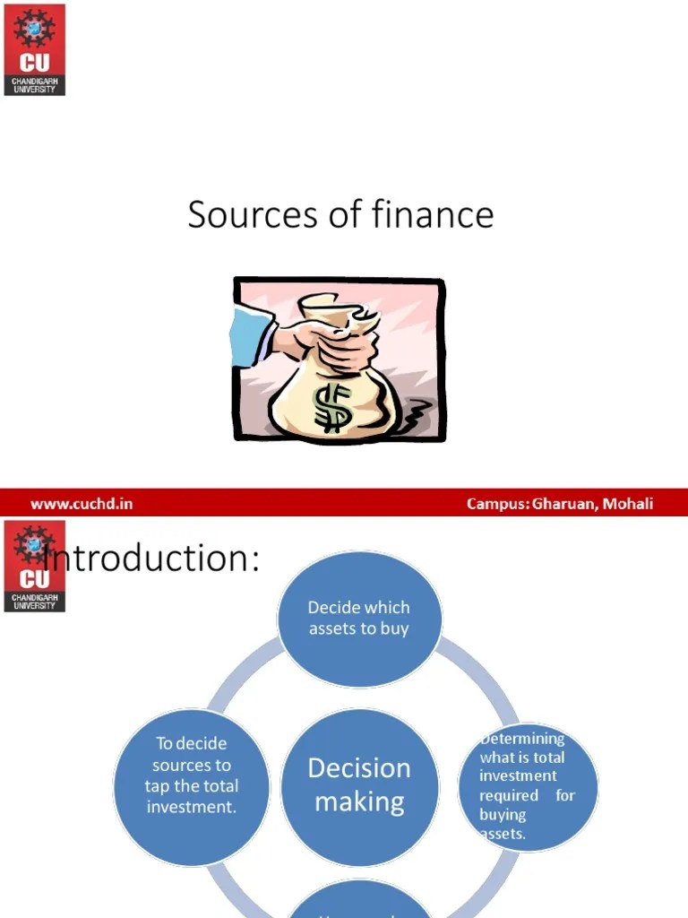 Sources Of Finance | PDF | Bonds (Finance) | Loans