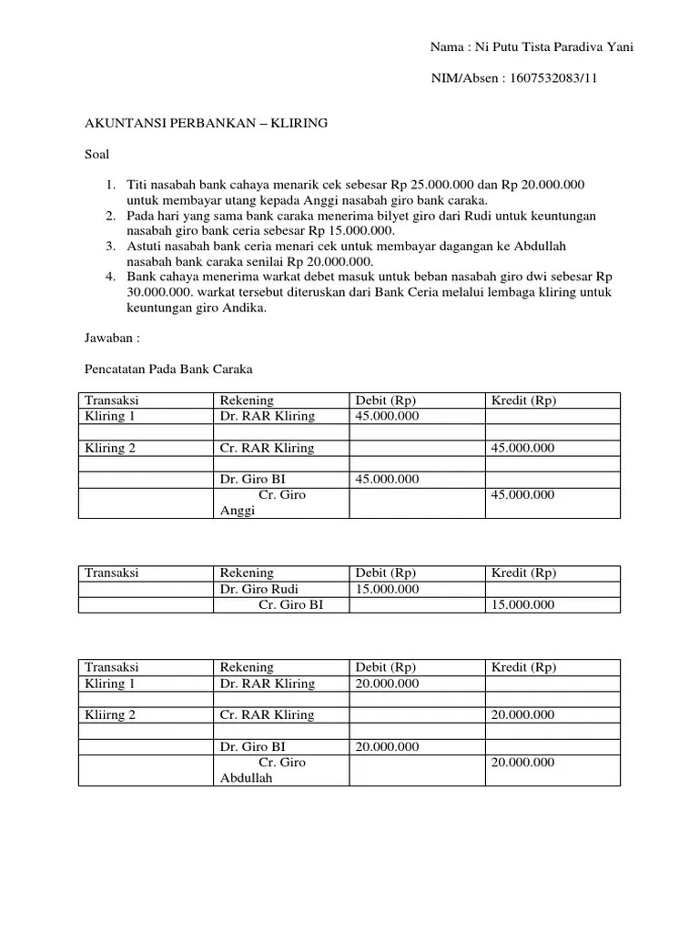 Contoh Soal Dan Jawaban Akuntansi Akun T Kumpulan Contoh Surat Dan Soal Terlengkap BIMA nampak perbedaan saldo yaitu menunjukan jumlah sebesar Rp1035000-.