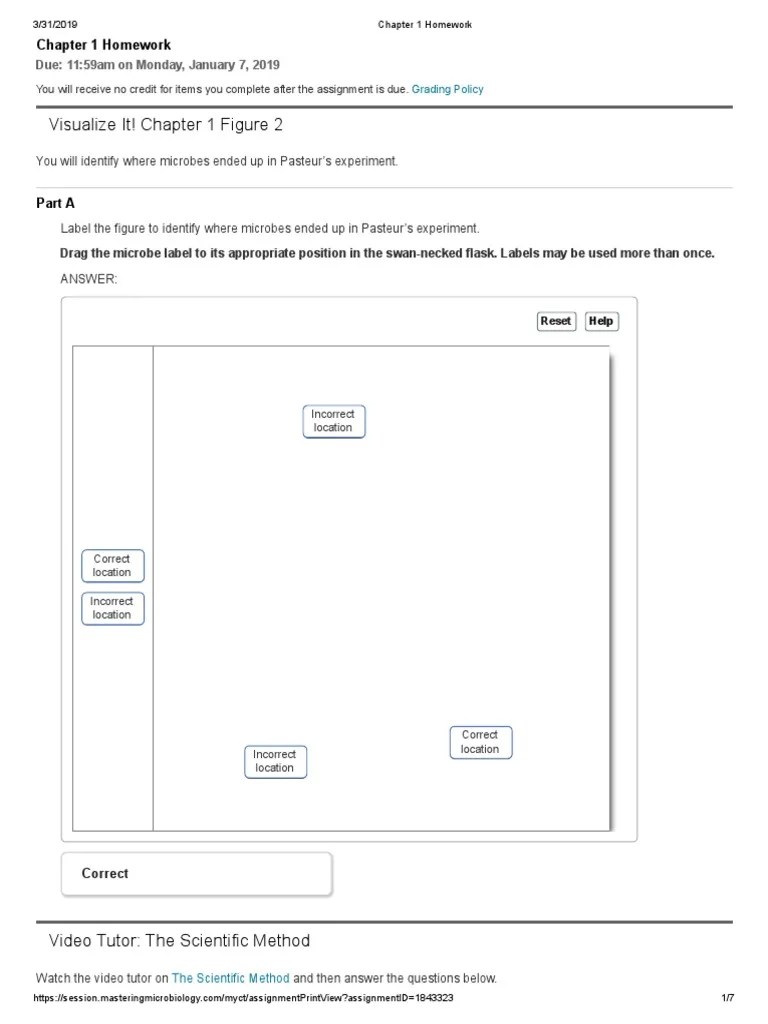 Chapter 1 Homework | PDF | Experiment | Hypothesis