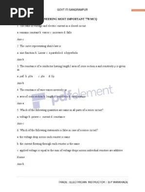 Ee 770 Mcq Pdf Www Allexamreview Com Copy Pdf Capacitor