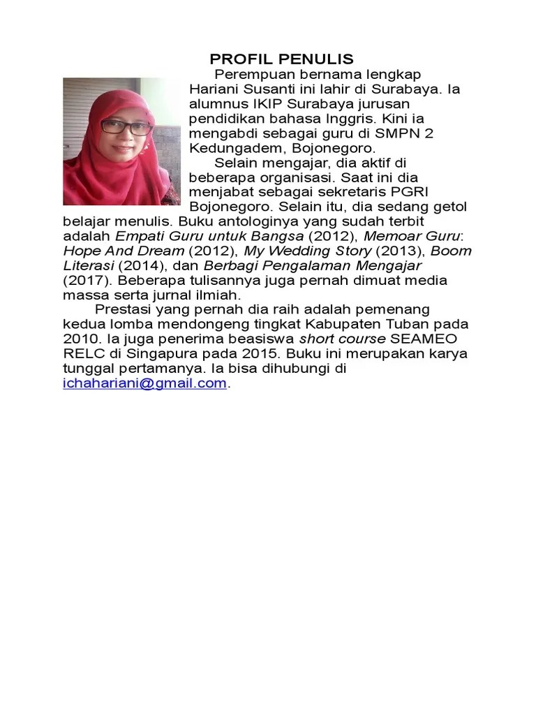 Lulusan biologi fakultas mipa universitas hasanuddin makassar, . Contoh Profil Penulis Pdf
