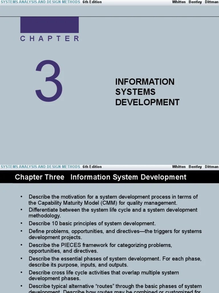 System Analysis & Design Chapter 3 | PDF | Software Development Process ...