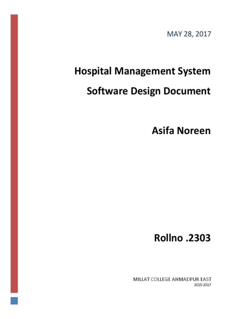 Hospital Management System | PDF | Use Case | Web Application
