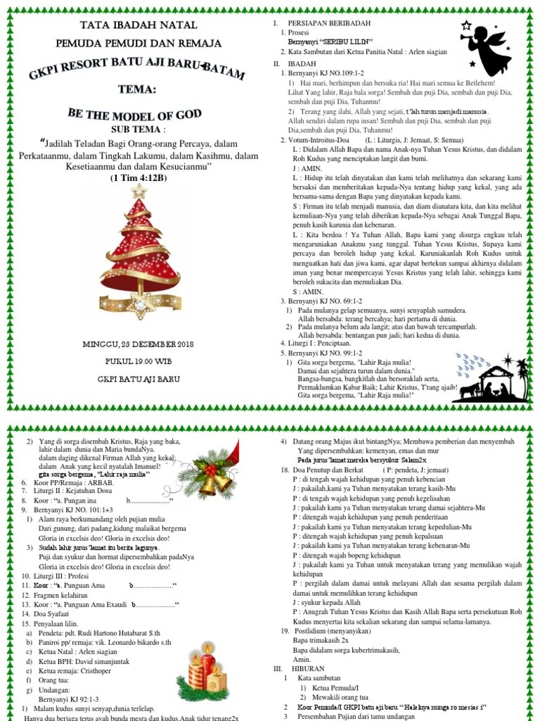 Jika anda sudah memiliki tema dan ayat natal bisa share di komentar dibawah. Sub Tema:: Tata Ibadah Natal Pemuda Pemudi Dan Remaja