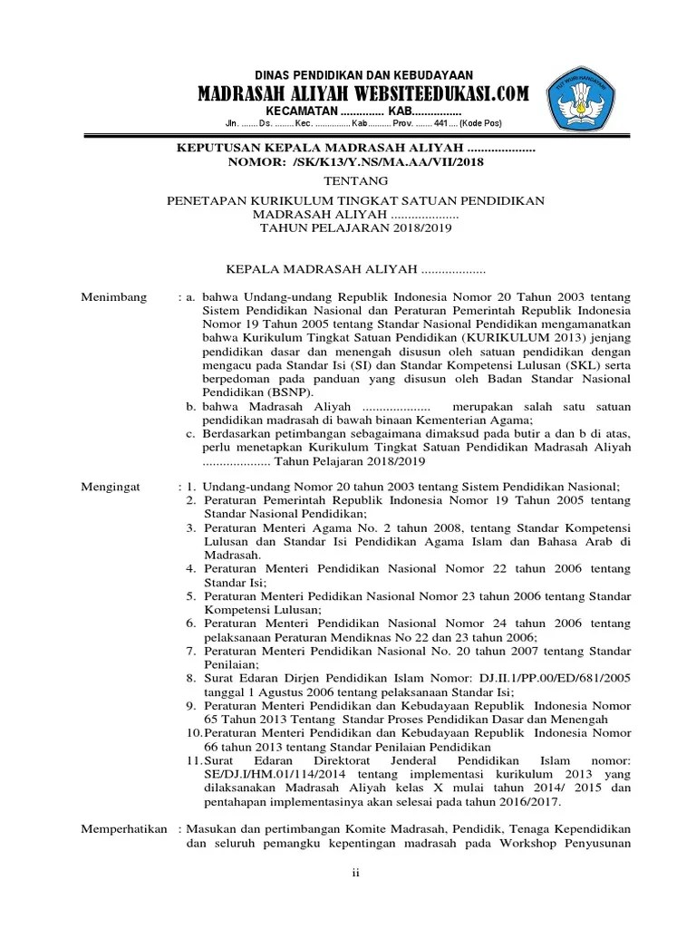 Check spelling or type a new query. Sk Penetapan Kurikulum Terbaru