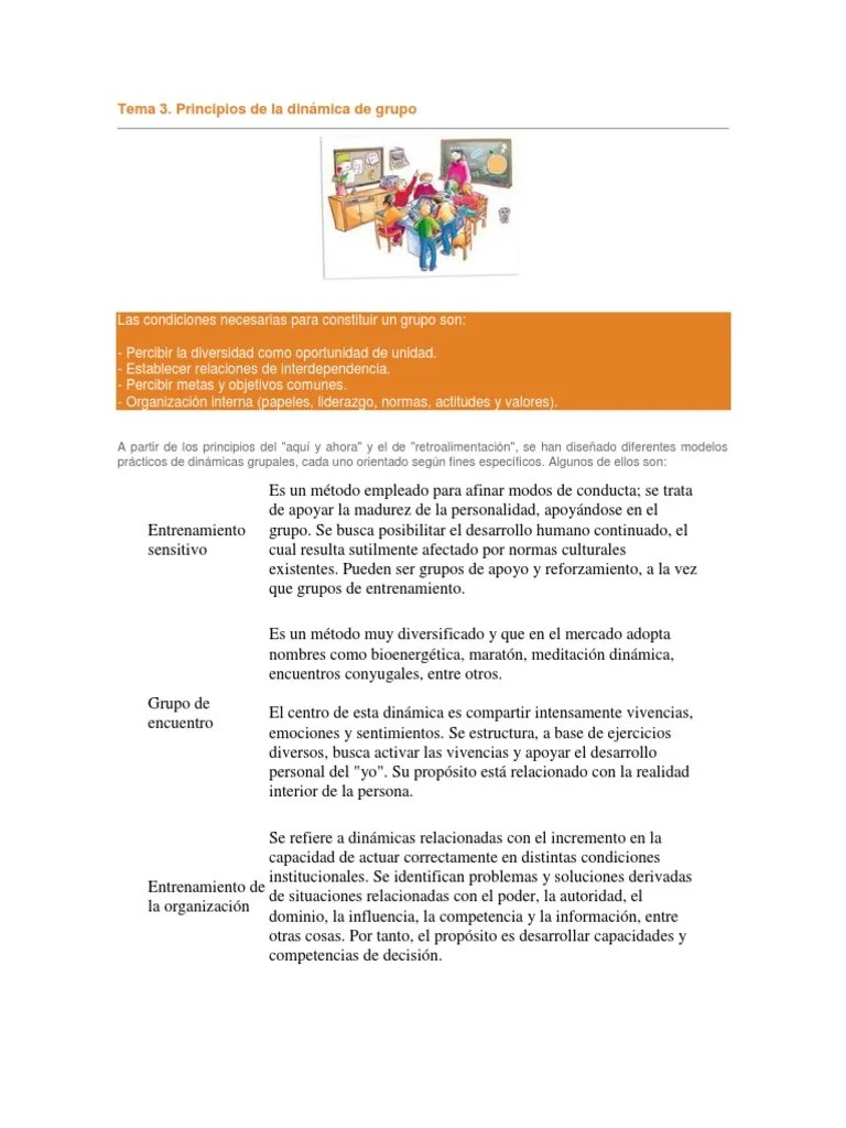 20 minutosnúmero de participantes sugerido: . Sesion 3 Principios Y Metodos De La Dinamica Grupal Etac Aliat Pdf Aprendizaje Ciencias Del Comportamiento