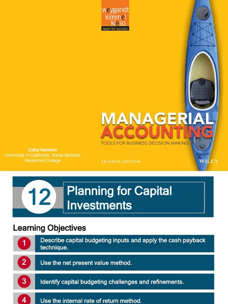 Ch12 Instructor | PDF | Internal Rate Of Return | Net Present Value