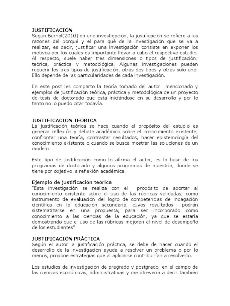 JUSTIFICACIÓN | PDF | Teoría De La Justificación | Teoría