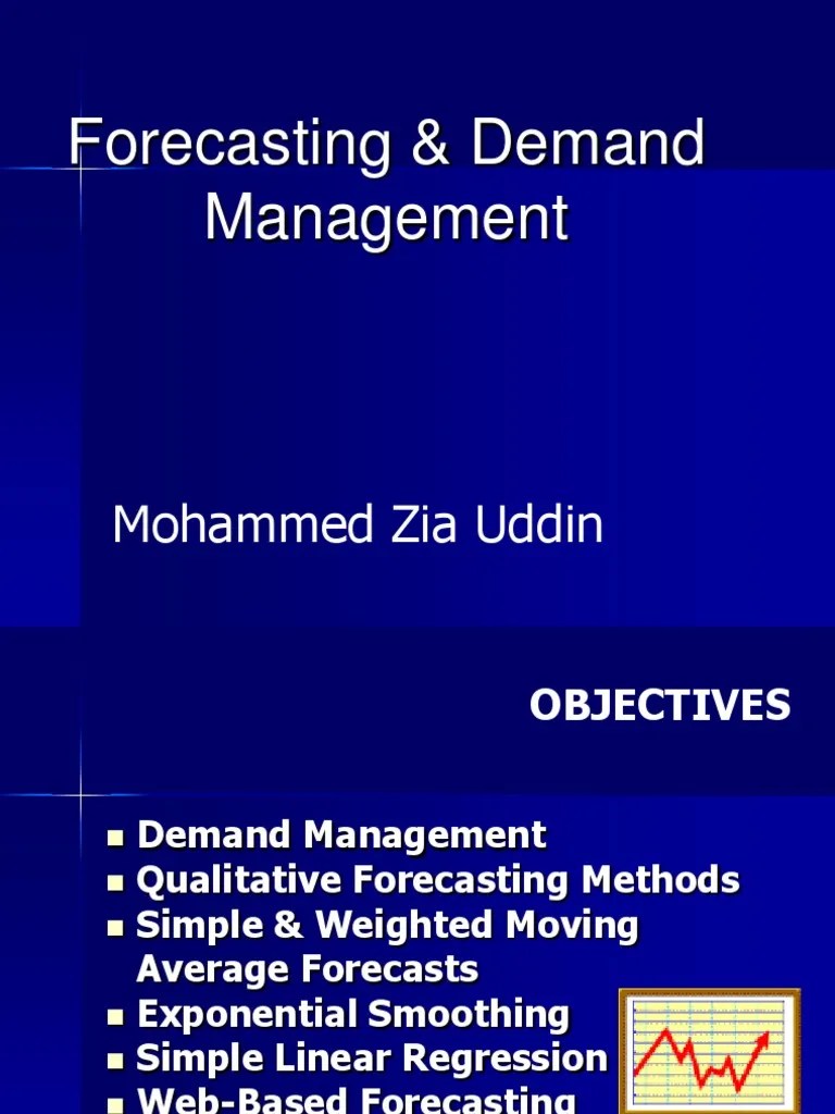 Forecasting And Demand Management PDF | PDF | Forecasting | Regression Analysis