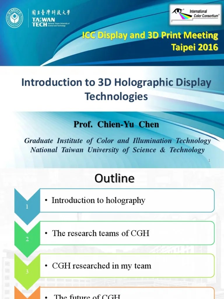 5-3D Holographic Display Technologies PDF | PDF | Holography | Natural ...