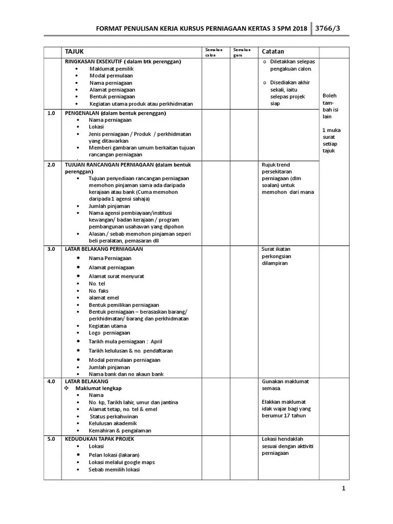 Nota perniagaan tingkatan 5 flip ebook pages 1 30 anyflip anyflip. Kerja Kursus Perniagaan Spm 2018