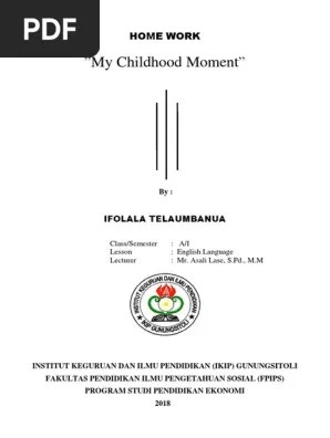 Cerita pendek dalam bahasa inggris biasa dikenal sebagai narrative text. Cerita Masa Kecil Versi Bahasa Inggris Dan Indonesia Mantull Pdf