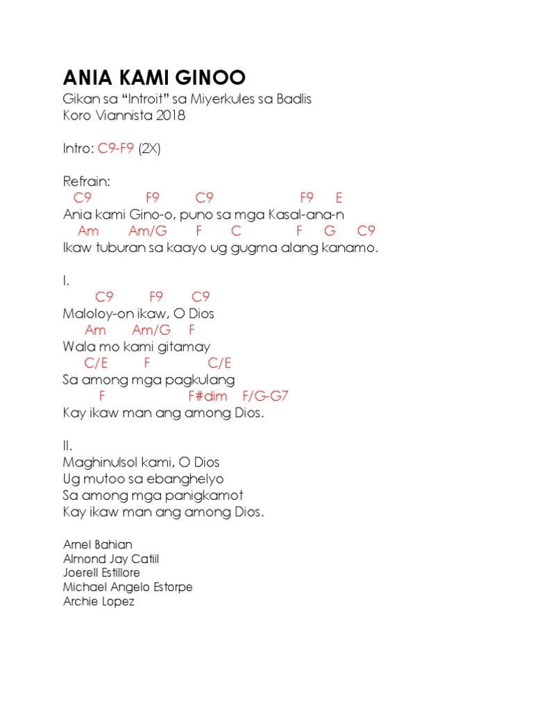 Ania Kami Ginoo | PDF