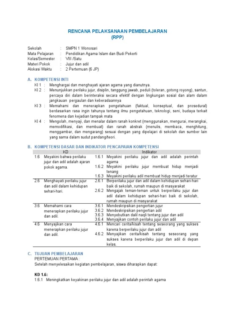 3 Jujur Dan Adil | PDF