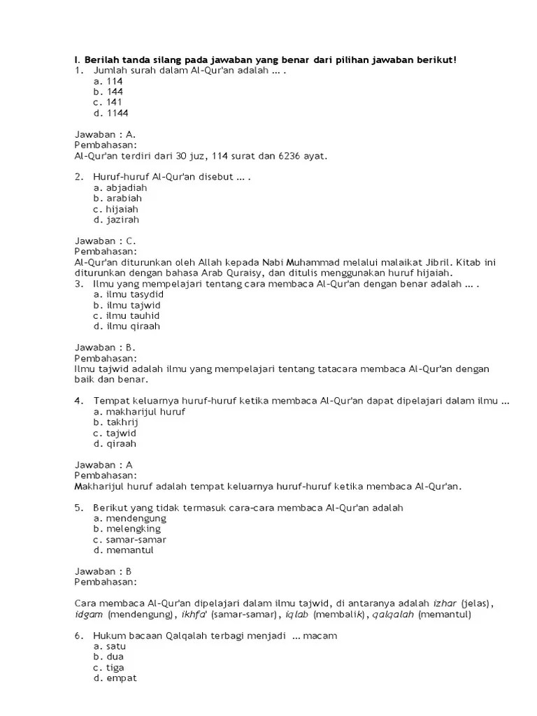 Soal Cerdas Cermat | PDF