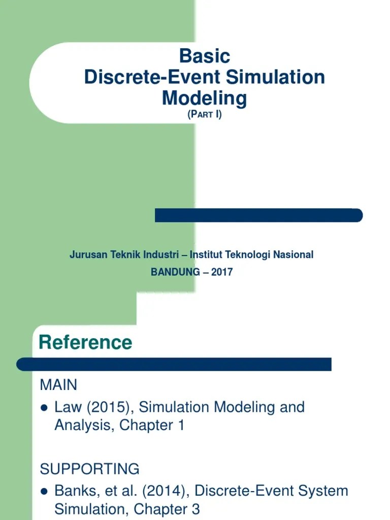 05 - Basic Discrete Event Sim | PDF | Microsoft Excel | Visual Basic ...