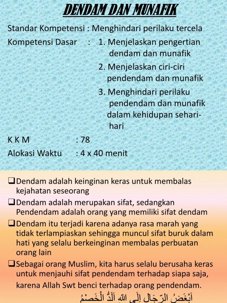 Dendam Dan Munafik | PDF