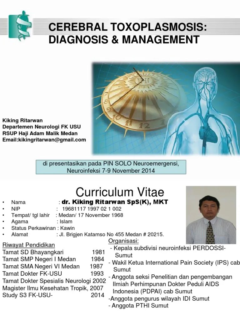 Cerebral Toxoplasmosis: Diagnosis & Management | PDF | Medical ...