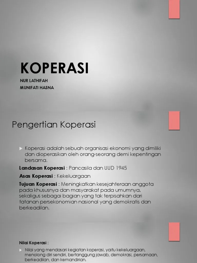 KOPERASI | PDF