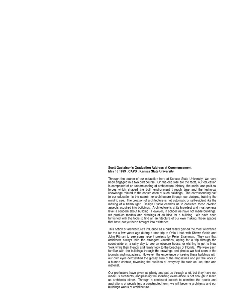 A Search For Architecture: Reflecting On The Journey From Education To Practice In Architecture ...