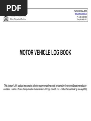 If you have used one or more of your vehicles to earn business income over the past year, you can claim the r. Motor Vehicle Log Book Pdf Payments Economies