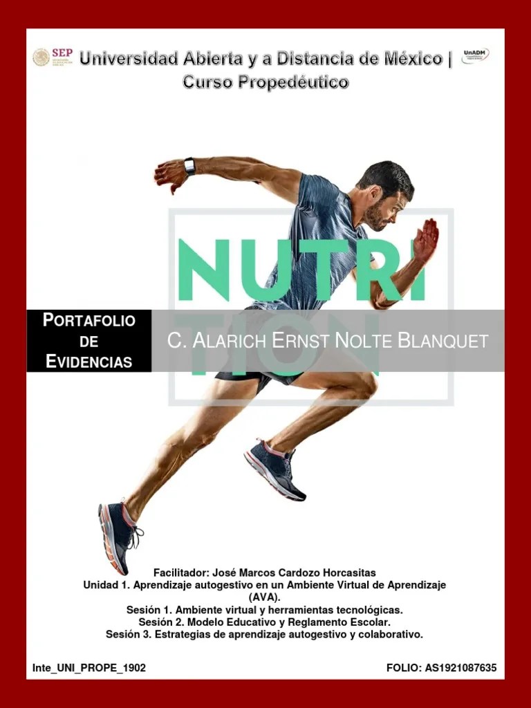 Portafolio De Evidencias - Unidad 1 | PDF | Moodle | Aprendizaje