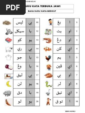 Negara yang merdeka ada sembilan patah kata dengan dua puluh dua suku ini terhasil daripada persepakatan dan perpaduan setiap kata. Jawi Tahun 1 Batang Suku Akta Pdf