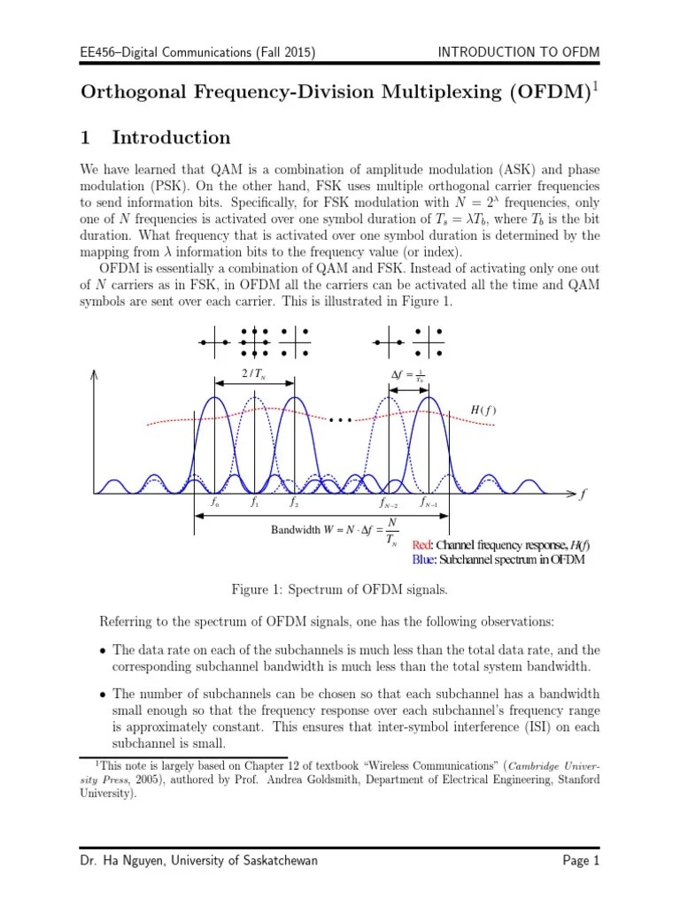 Exercise Ofdm Ieee 802 11a PDF | PDF | Orthogonal Frequency Division ...