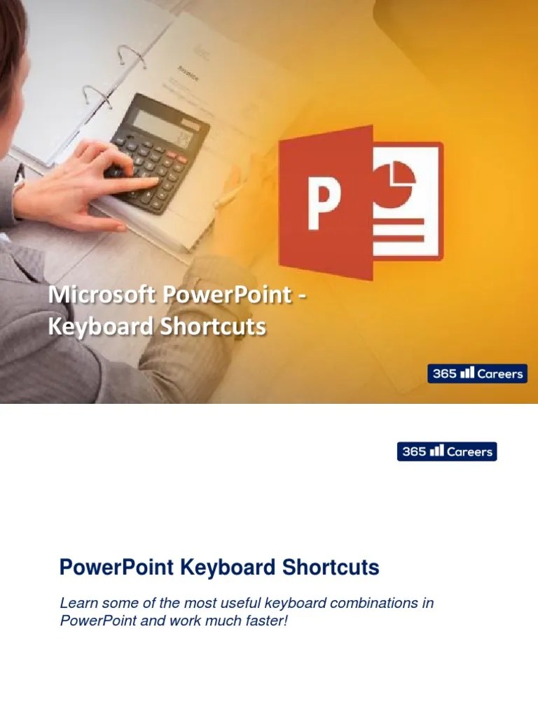 PowerPoint Shortcuts PDF | PDF | Control Key | Keyboard Shortcut