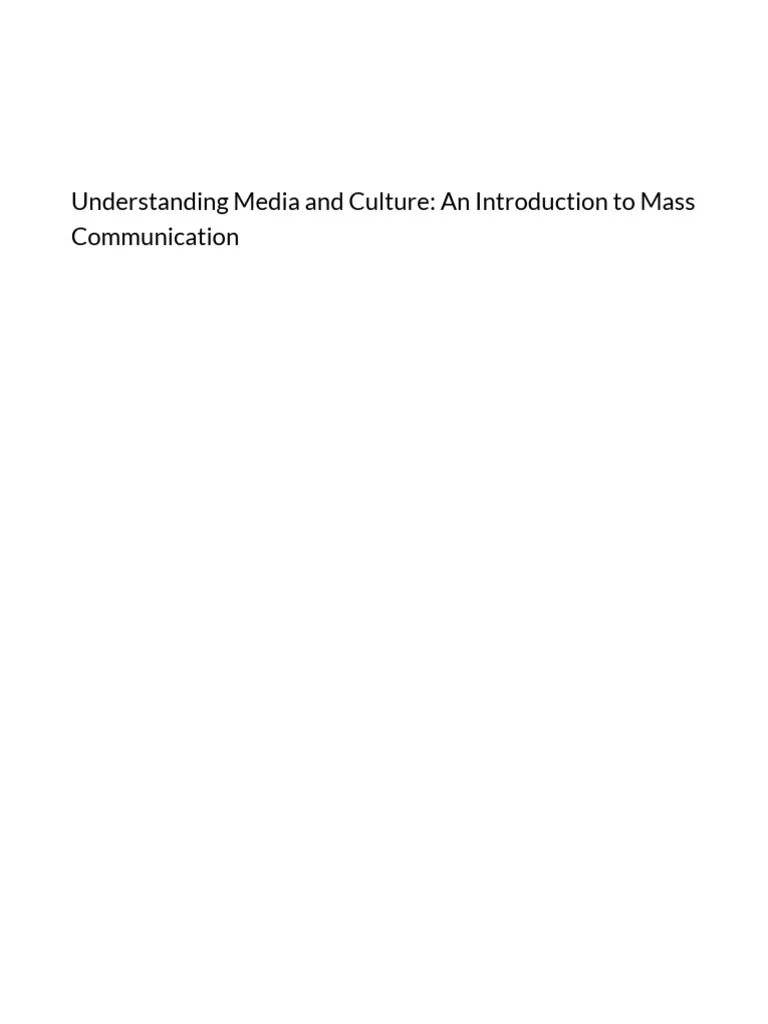 Pop Culture M3 Pdf Mass Media Information Age - Classic Dark Background - Mobile
